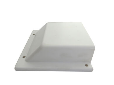 Tapa Celosía Ventilación Chicago 4" para lluvia Blanco