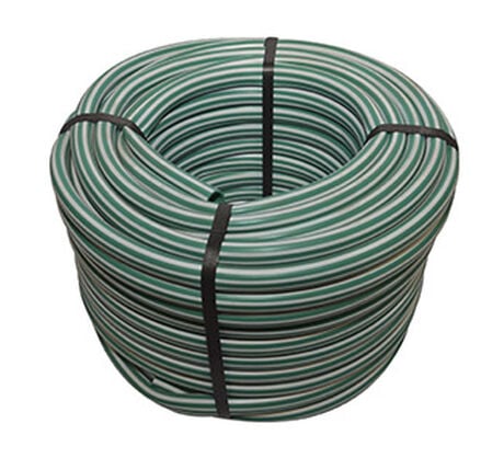 Manguera de Riego 3/4" Estriada Verde con Blanco 20mts image number null