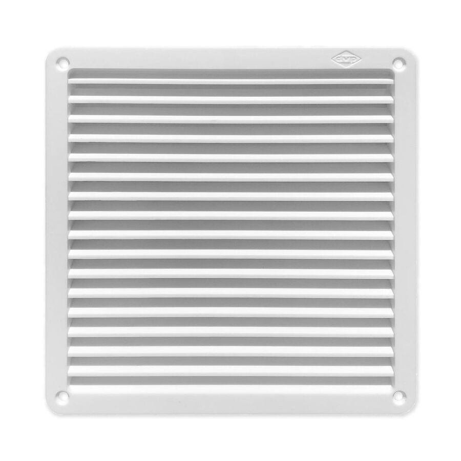 Celosía Ventilación c/Pestaña 17x17cm Blanco image number null