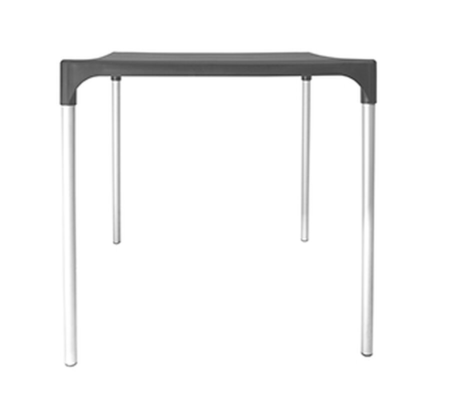 Mesa Plástica ONE 75x70x70cm Patas Metálicas Gris image number null