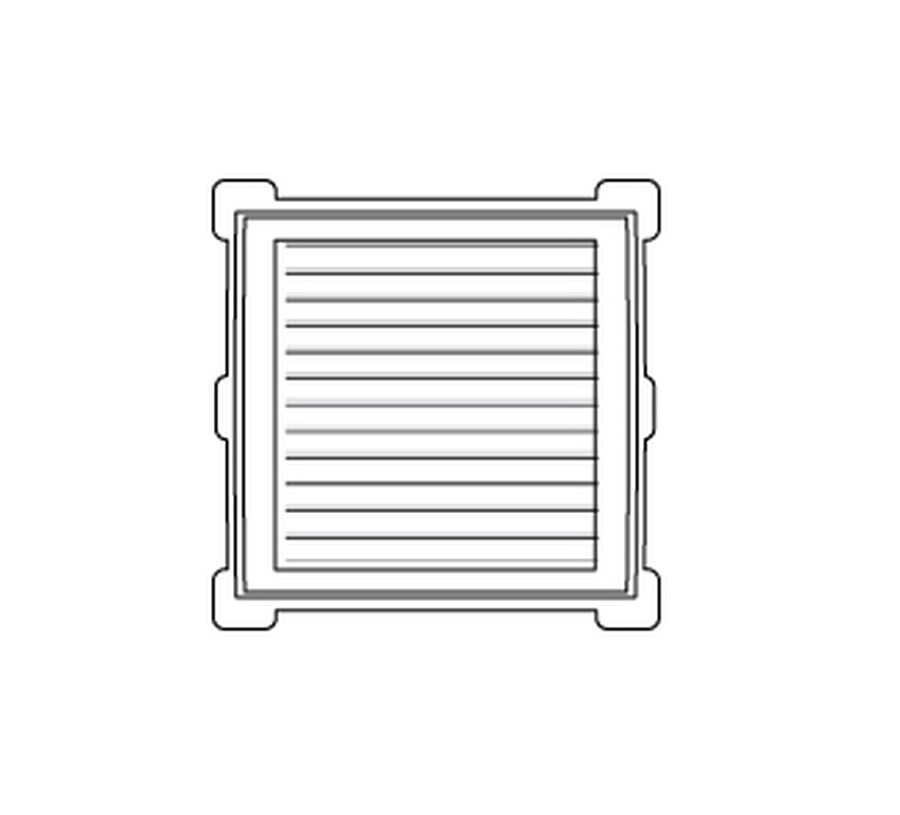 Celosía Siding PVC Cuadrada 12' Muro Exterior Blanco image number null
