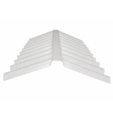 Cumbrera Policarbonato Ondulado 24x24x81cm Transparente 7mm