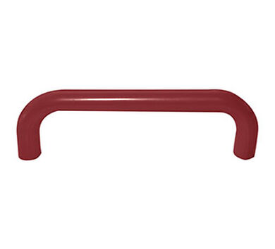 Tirador Pl&aacute;stico Brasil 96mm Rojo con Tornillos 80 un