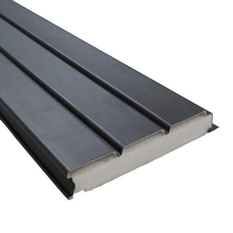 Thermosiding PVC 0,27X3Mts Antracita 10 Un image number null