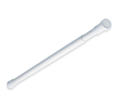 Barra Cortina de Baño Extensible 0,9 a 1,6mts Blanco 10 un