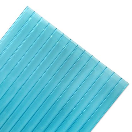 Policarbonato Alveolar 2,1x5,8x6mm 2 Caras UV Turqueza image number null