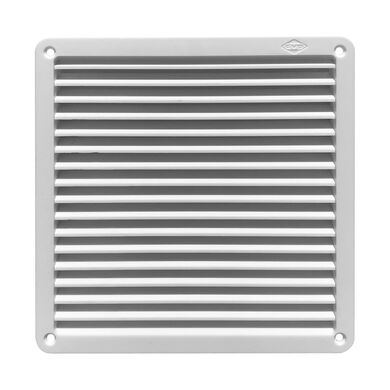 Celosía Ventilación c/Pestaña 17x17 cm Blanco 10 un