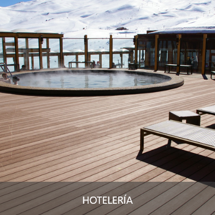 Proyecto Piso Deck DVP en Terraza Hotel Valle Nevado