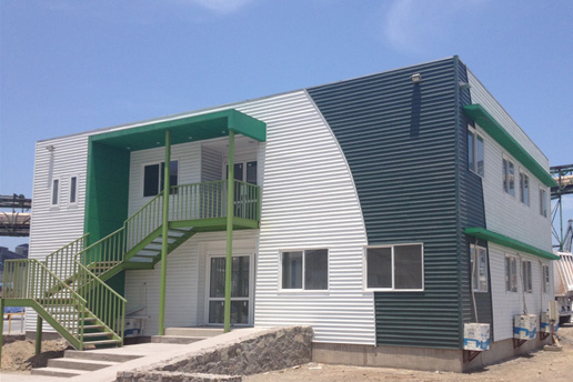 Revestimiento Siding Oficina Tocopilla Proyecto Hogar Construccion Arquitectura DVP