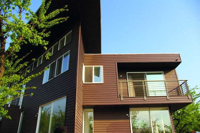 Proyecto Siding Americano color nogal