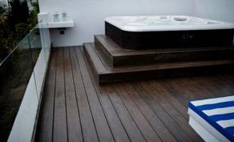 Piso Deck Timbertech DVP Color Walnut para Casa Particular