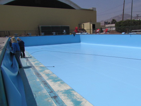 Membrana Revestimiento Piscina PVC Aquaplan Antofagasta Hogar Arquitectura Proyecto DVP