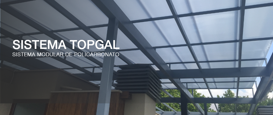 Sistema Fachadas Techumbres Policarbonato Topgal DVP Arquitectura Inmobiliaria Proyecto