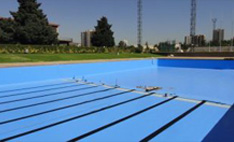 Membrana Revestimiento PVC Piscinas Escuela Militar Industrial Proyectos Arquitectura DVP