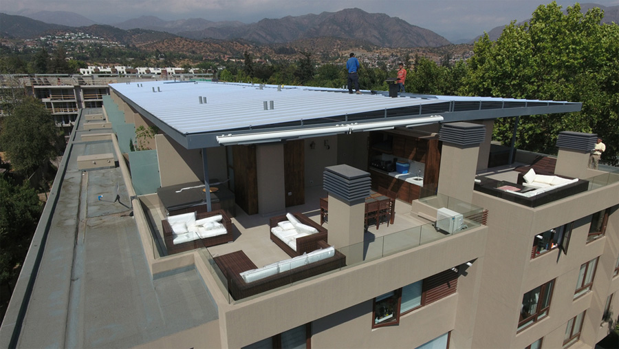 Sistema Topgal Terraza Edificio Arquitectura Construccion Inmobiliaria Hogar DVP