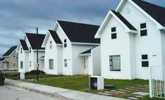 Proyecto Inmobiliario Revestimiento Siding DVP Blanco Casas Habitacionales Punta Arenas