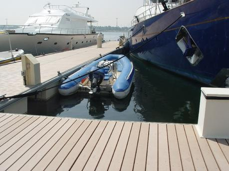 Revestimiento Piso Deck TimberTech Reliaboard Café DVP en Proyecto Muelle