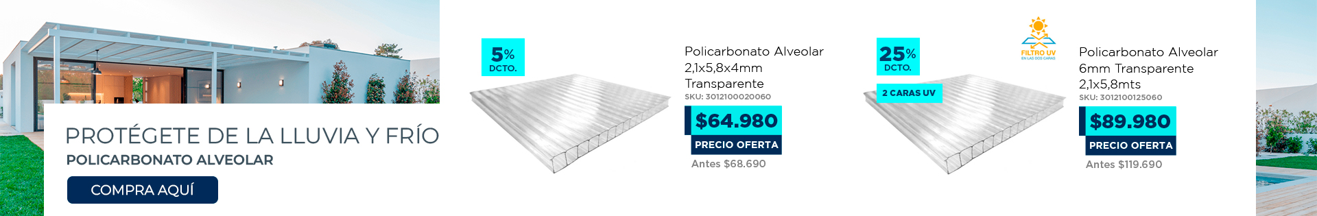 Policarbonato Alveolar
