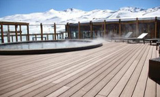 Piso Deck Timbertech DVP Twin Finish Proyecto Terraza Hotel Valle Nevado