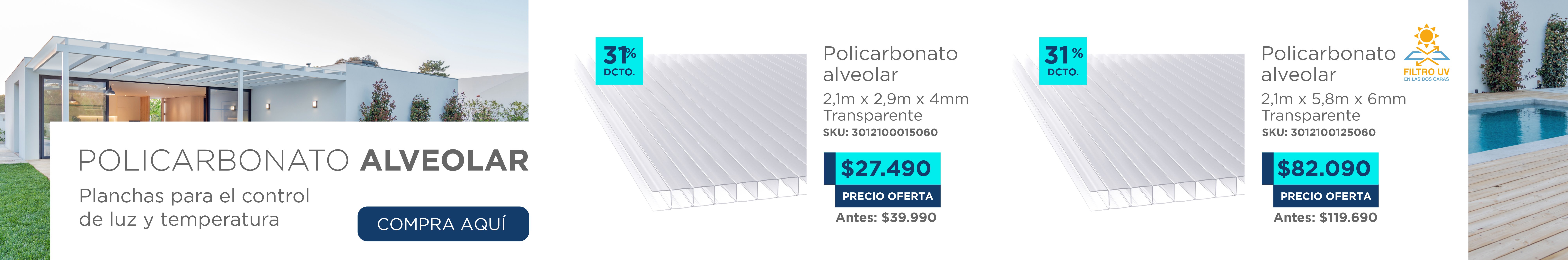 Policarbonato Alveolar