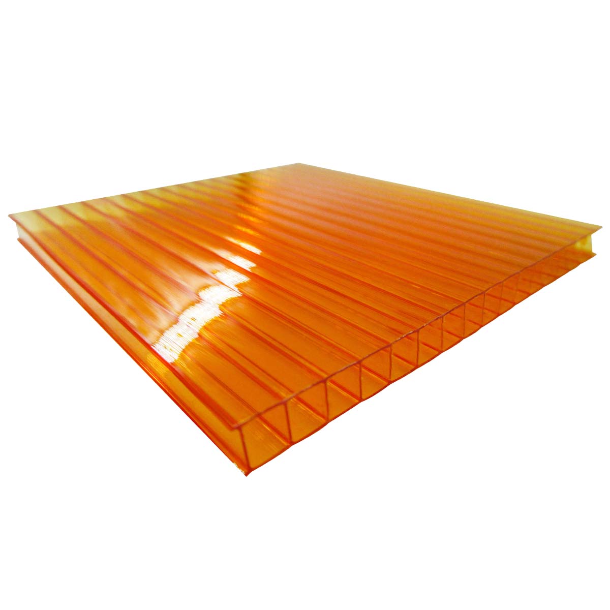 Policarbonato Alveolar 2,1x11,6x10mm Naranjo