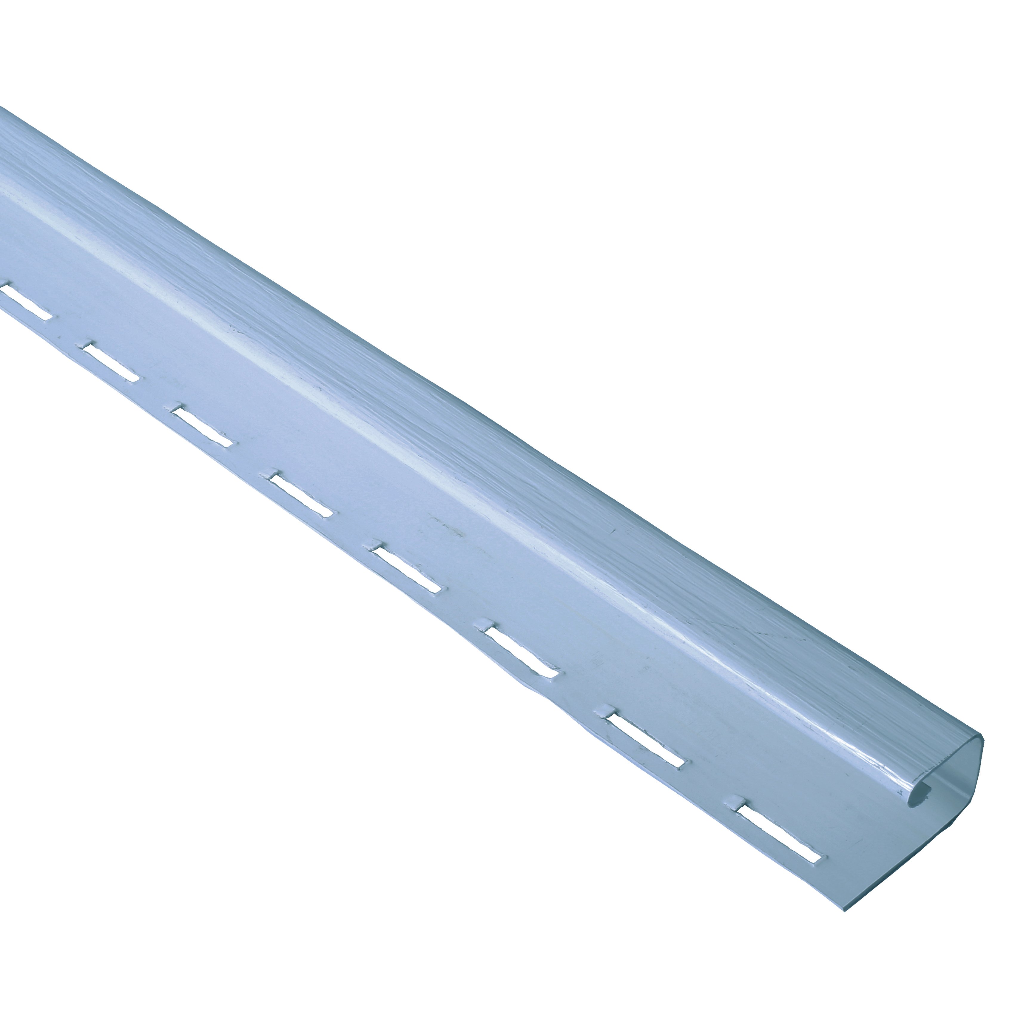 Perfil J Siding PVC 1/2' Rígido Celeste 3,8mts