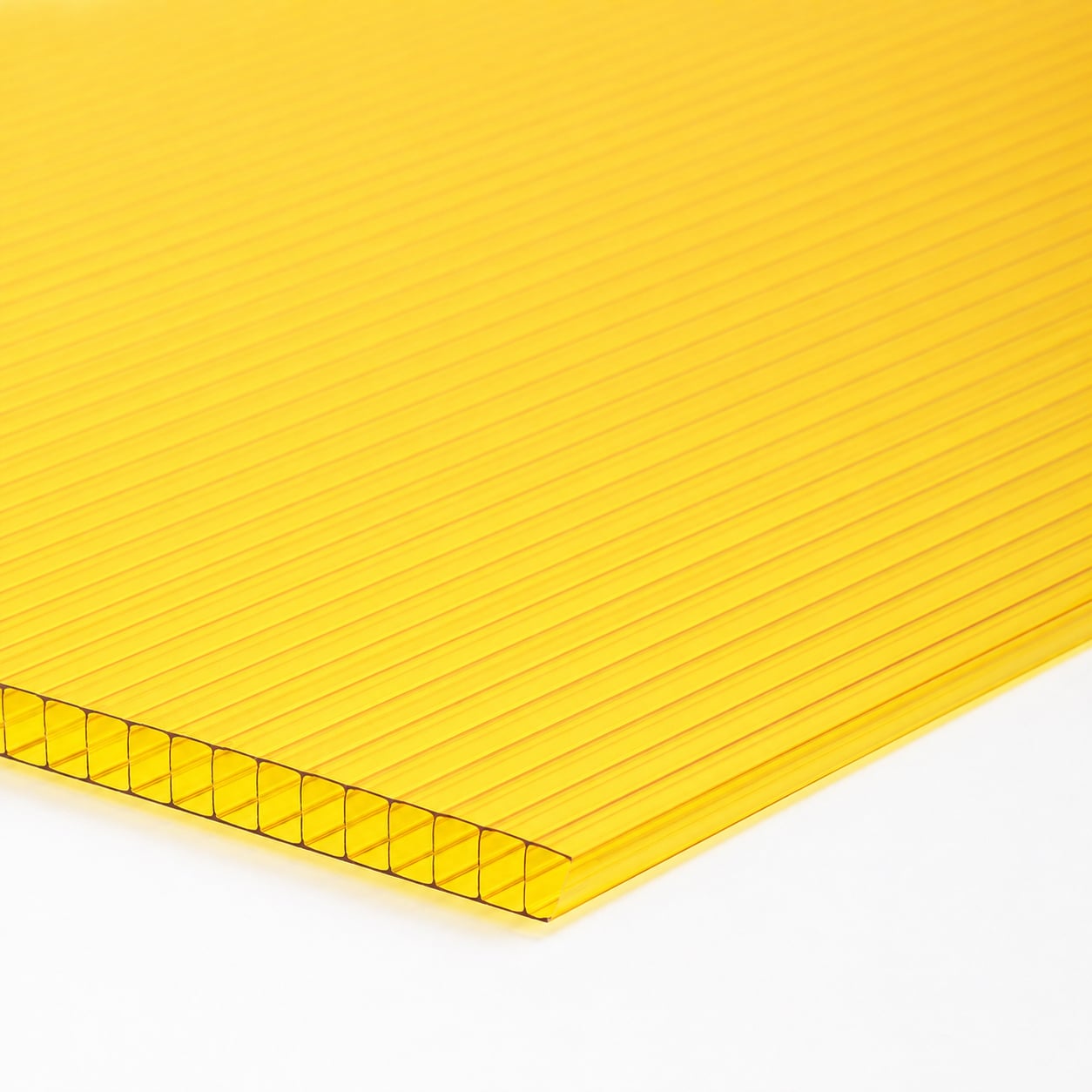 Policarbonato Alveolar 2,1x11,6x6mm Amarillo
