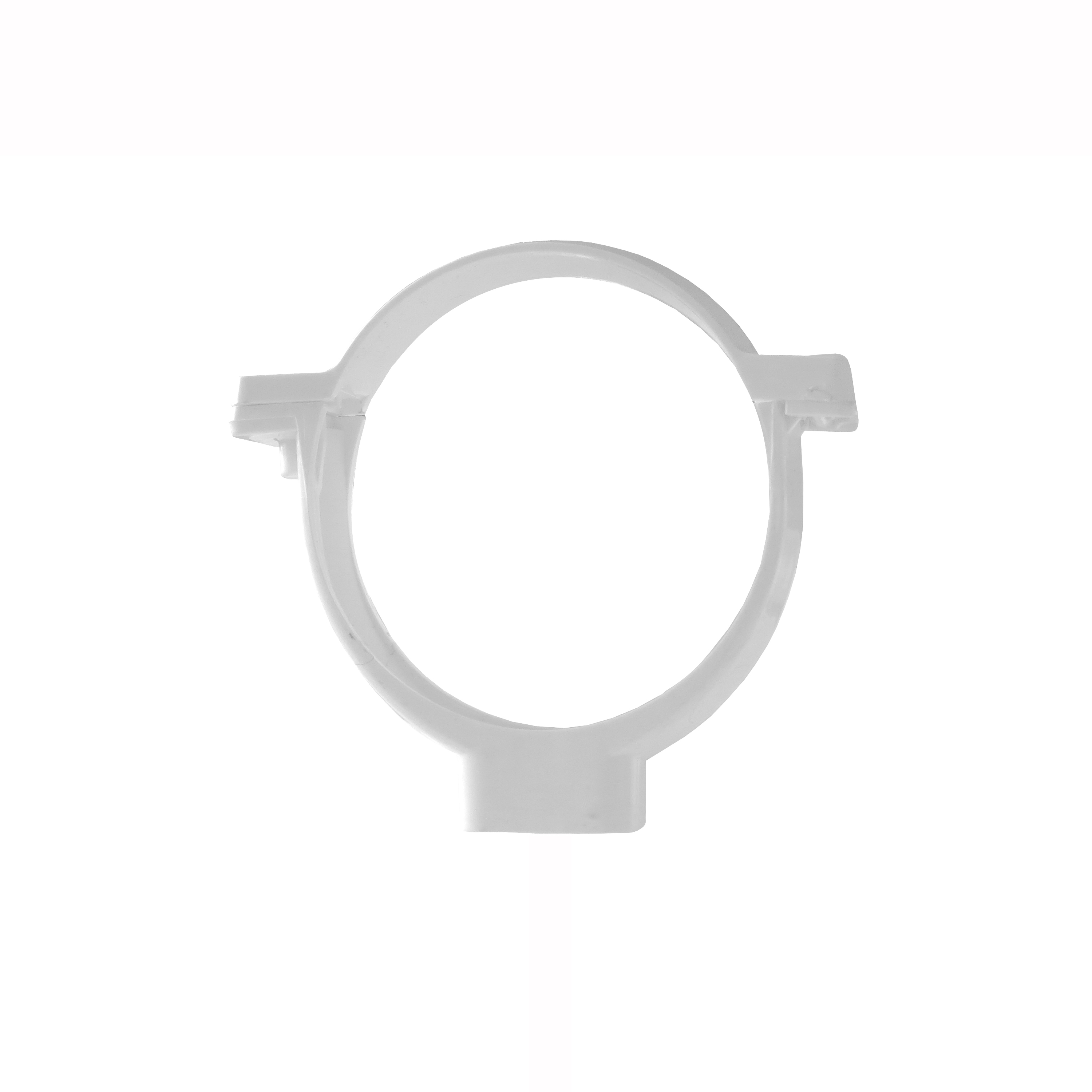 Clip Abrazadera para Tubo Bajada 80mm Blanco