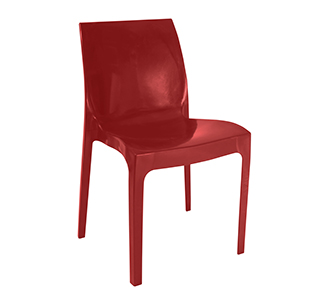 Silla Pl&aacute;stica NEO Rojo Oscuro