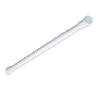 Barra Cortina de Baño Extensible 1,4 a 2,5mts Blanco 10 un