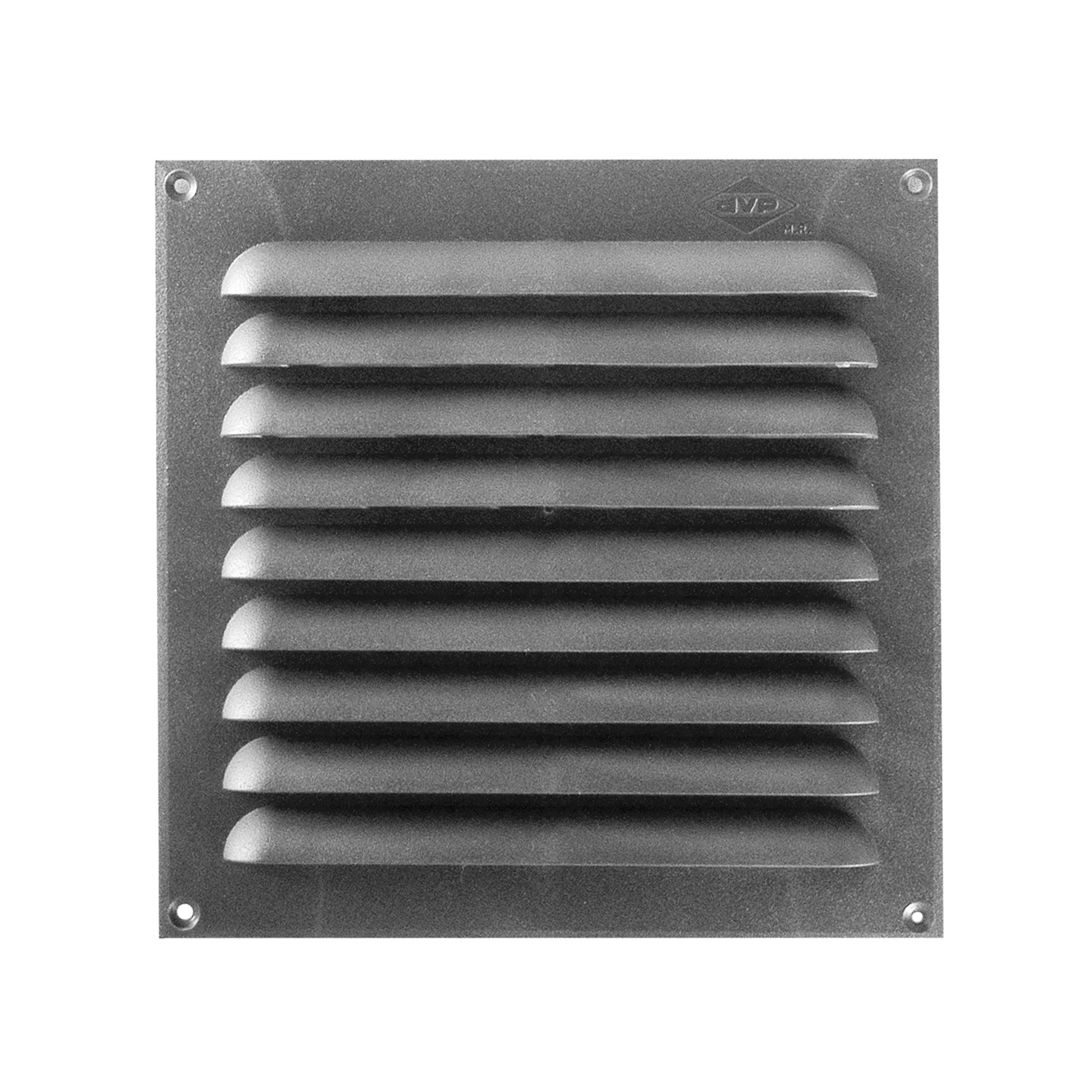 Celosía Ventilación Plana 20x20 cm Aluminio 10 un