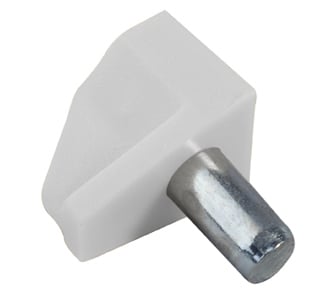 Soporte Repisa Móvil 5mm Blanco 500 un