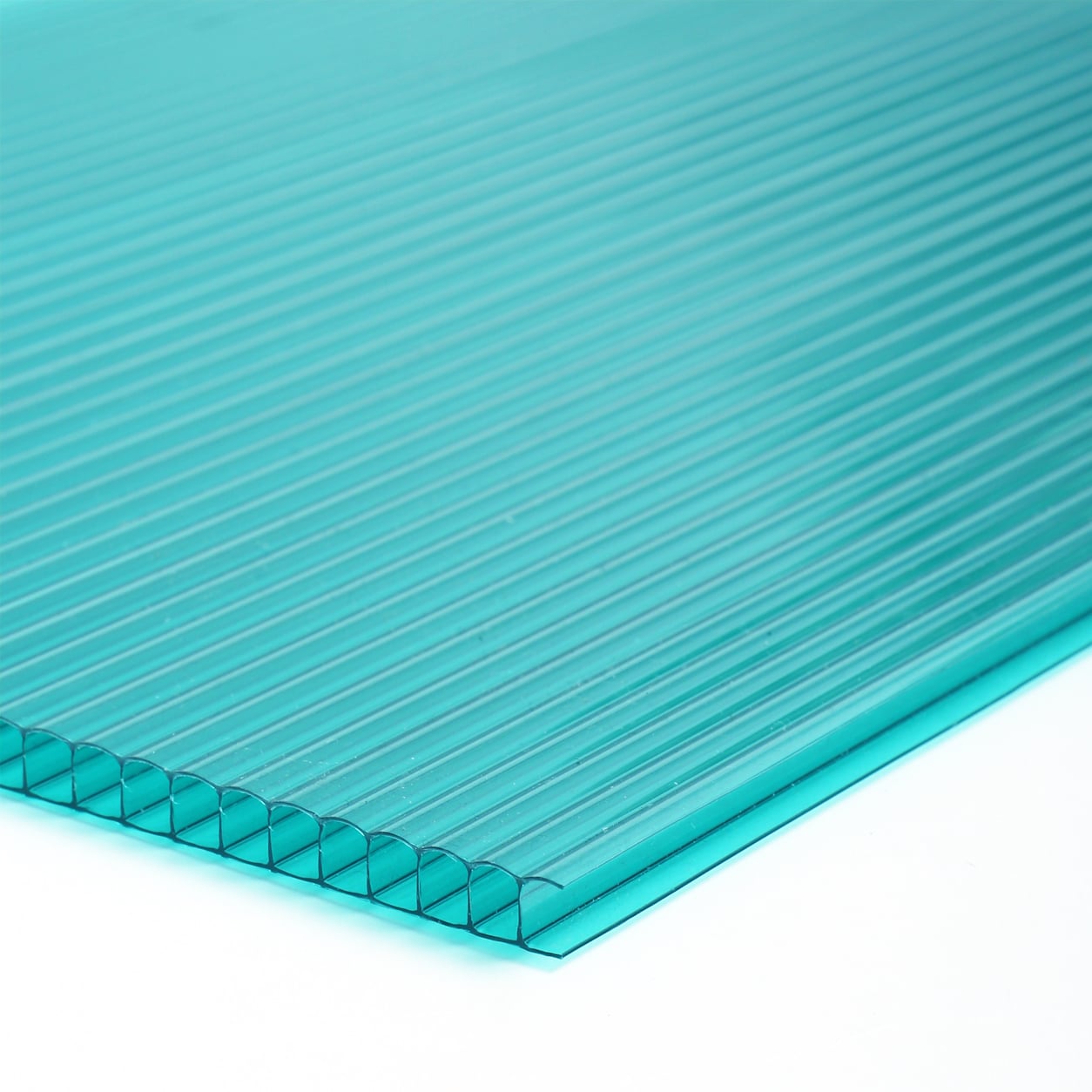 Policarbonato Alveolar 2,1x11,6x6mm Turquesa
