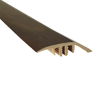 Cubrejunta Desnivel Rígido PRO 40x8mm Café 3,1mts
