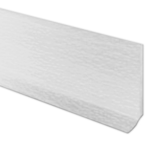 Guardapolvo Plano 2 1/2" x 10mm Blanco 50mts