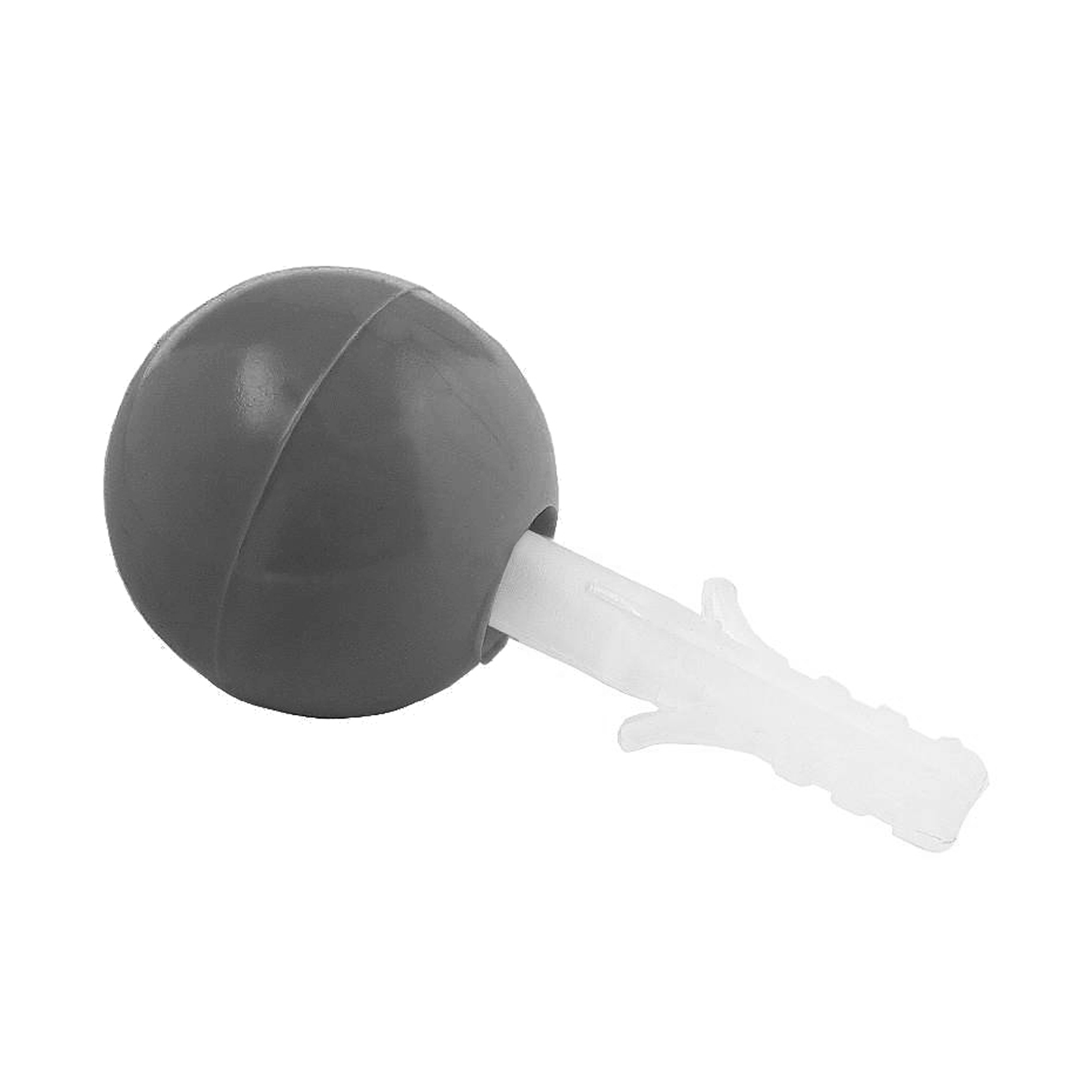 Tope de Puerta Esférico Plástico Gris 20 un
