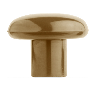 Perilla Plástica 38mm Beige 10 un