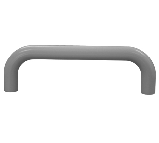 Tirador Plástico Brasil 96mm Gris 100 un