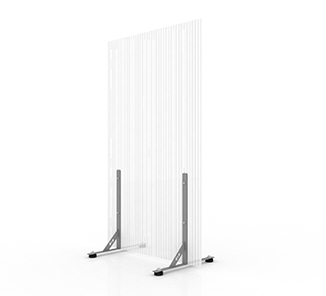 Biombo Premium 1,05x2,0mts Con Topes Opal