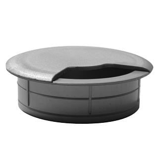 Pasacables Escritorio Redondo 60mm Gris 10 un