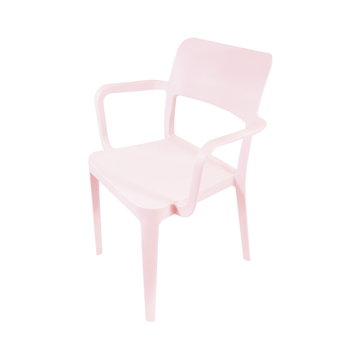 Silla Minimal con Apoya Brazos Rosa