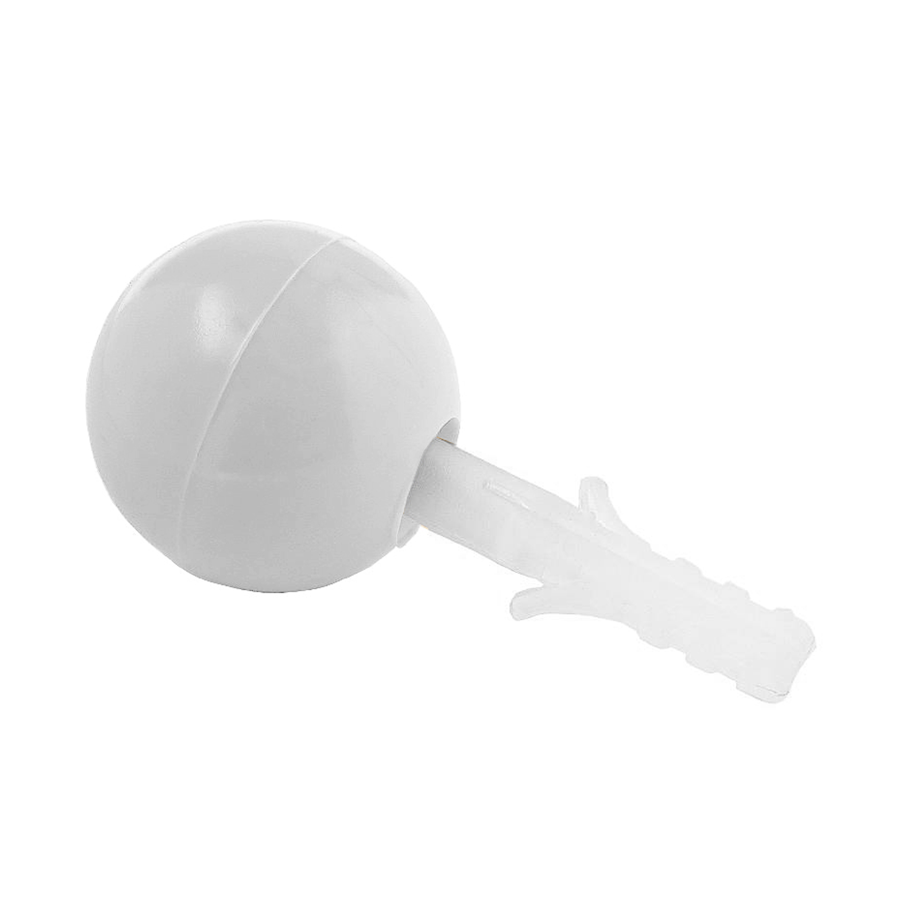 Tope de Puerta Esférico Plástico Blanco 25 un